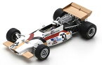 スパーク 1/43 BRM P153 ワトキンズ・グレングランプリ 1970 ホワイト/ゴールド Spark 1:43 BRM P153 GP Watkins Glen 1970 Westbury white/gold