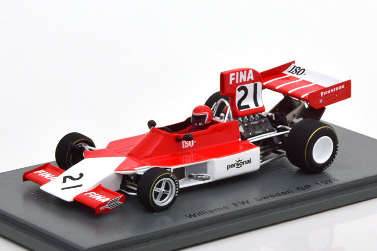 ѡ 1/43 Iso FW #21 ǥGP 1974 å/ۥ磻 Spark 1:43 Iso FW #21 GP Sweden 1947 red/white