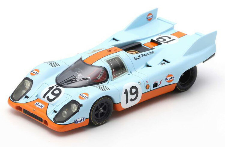 スパーク 1/43 ポルシェ 917K #19 ル・マン24時間耐久レース 1971 ライトブルー Spark 1:43 Porsche 917K No 19 24h Le Mans 1971 lightblue