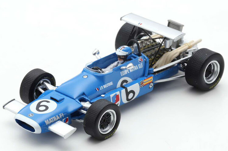 Xp[N 1/43 }g MS11 C^AGP 1968 u[ Spark 1:43 Matra MS11 GP Italy 1968 Beltoise blue