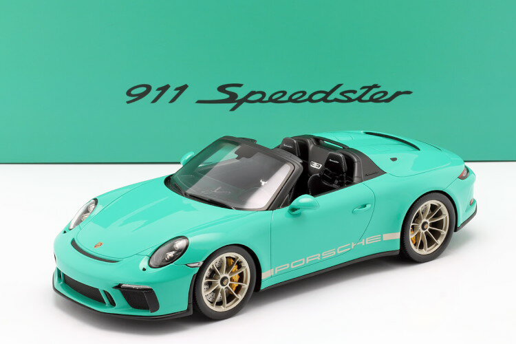 Xp[N 1/18 |VF 911 991-2 Xs[hX^[ WF[hO[ V[P[Xt 100 Spark 1:18 Porsche 911 991-2 Speedster jade green with showcase Limited Edition 100 pcs.