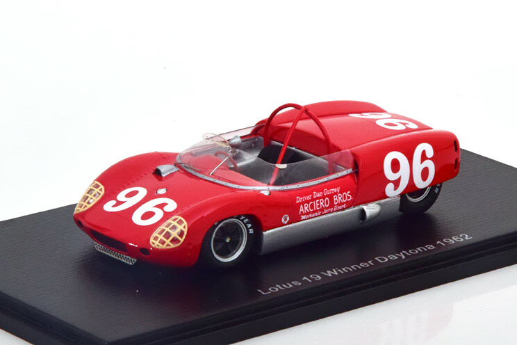 スパーク 1/43 ロータス 19 優勝 デイトナ3時間 1962 Spark 1:43 Lotus 19 Winner 3h Daytona 1962 Gurney