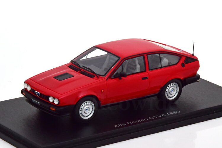 Xp[N 1/43 At@I GT V6 1980 bhSpark 1:43 Alfa Romeo GT V6 1980 red