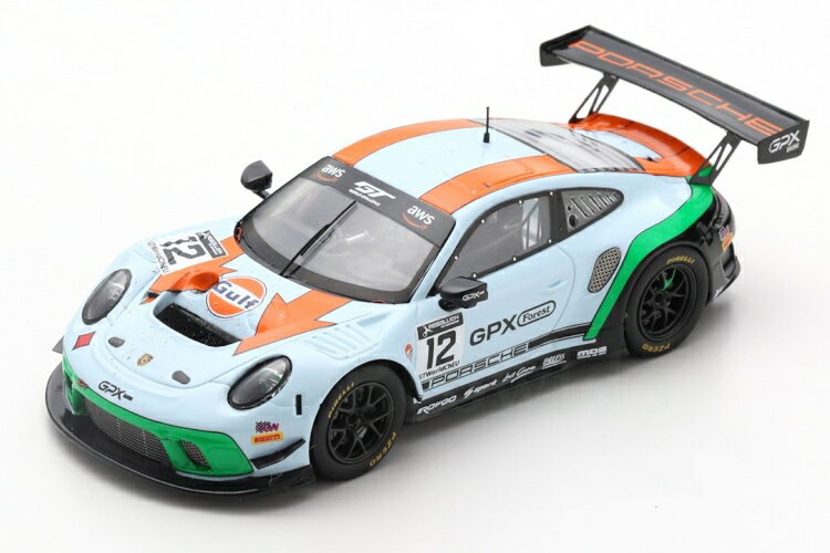 Xp[N 1/43 |VF 911 GT3 R GPX [VO Kt #12 GT [h`W 2020 SPARK 1:43 Porsche 911 GT3 R GPX Racing Gulf #12 GT World Challenge 2020