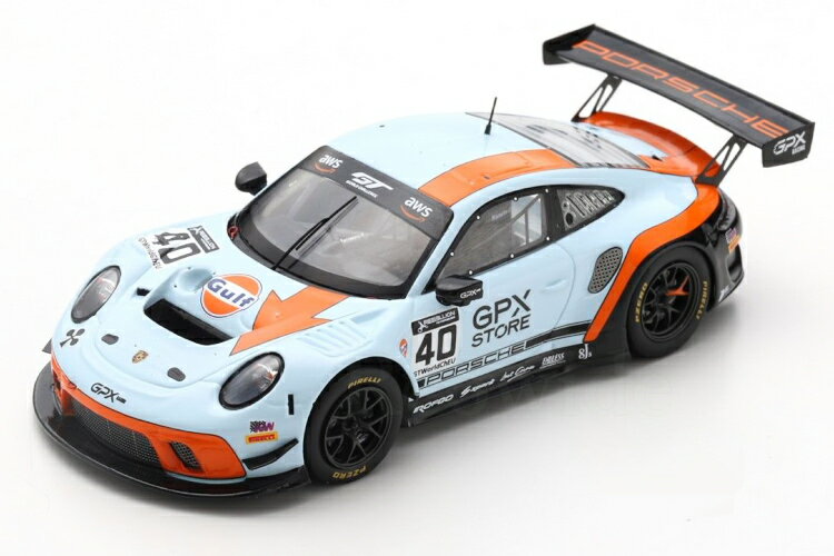 Xp[N 1/43 |VF 911 GT3 R GPX [VO Kt #40 GT [h`W 2020 SPARK 1:43 Porsche 911 GT3 R GPX Racing Gulf #40 GT World Challenge 2020