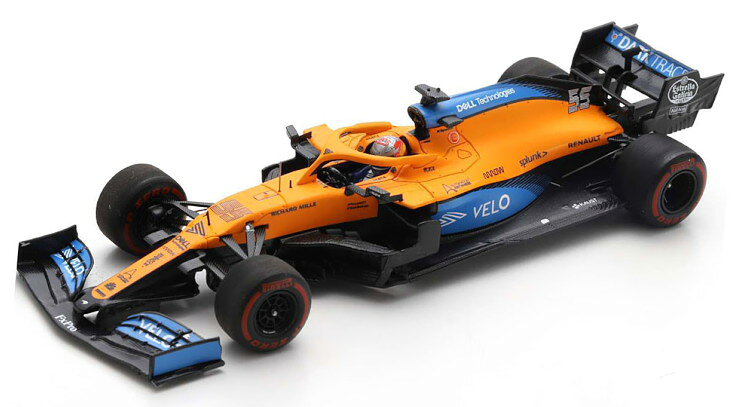 乐天商城 - スパーク 1/43 マクラーレン MCL35 F1 バルセロナテスト 2020 with Decals Spark 1:43 McLaren MCL35 F1 Barcelona Test 2020 Sainz Jr. with Decals