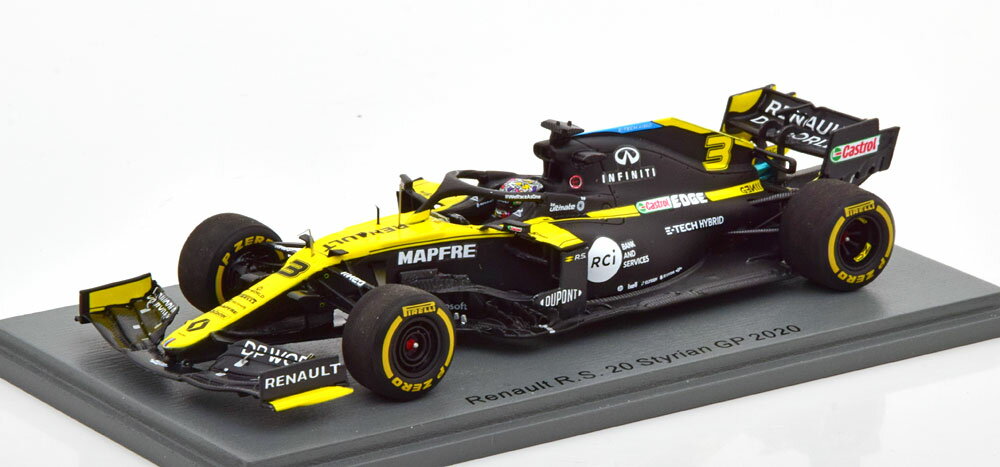 Xp[N 1/43 m[ R.S.20 V^CA[}NGP 2020 Jh Spark 1:43 Renault R.S.20 GP Styrian Austria 2020 Ricciardo