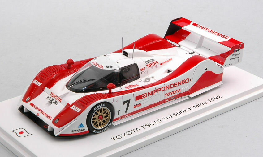 Xp[N 1/43 g^ TS010 #7 3rd 500km Mine 1992 300 Spark 1:43 Toyota TS010 #7 3rd 500km Mine 1992 Irvine, Villeneuve, Kristensen