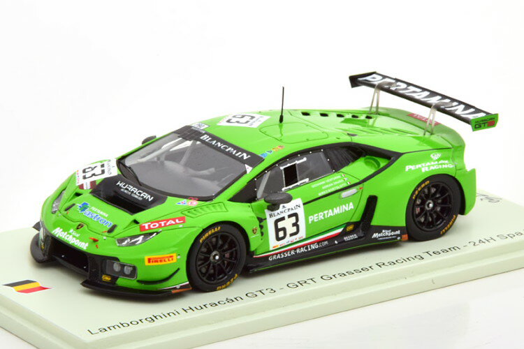 Xp[N 1/43 {M[j EJ GT3 No 63 24 Xp 2015 300 Spark 1:43 Lamborghini Huracan GT3 No 63 24h Spa 2015 Venturini/Zaugg/Bortolotti Limited Edition 300 pcs