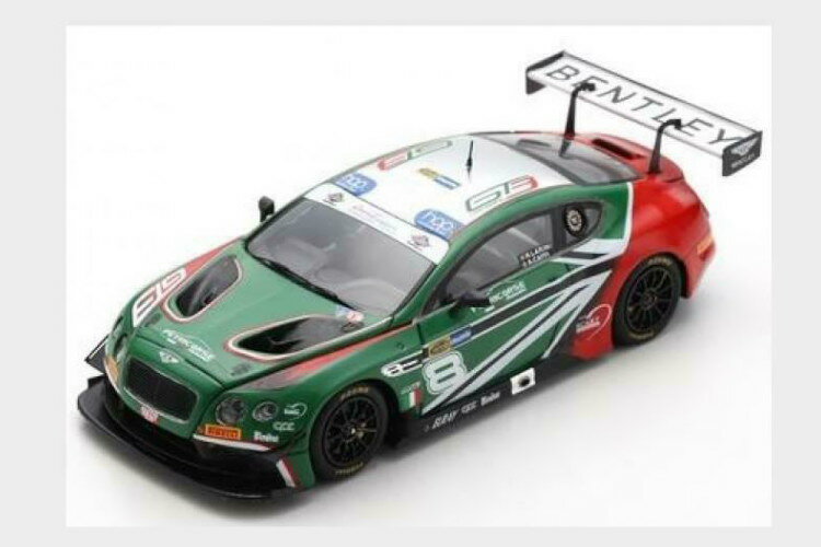 Xp[N 1/43 xg[ R`l^ GT3 #8 C^AGT `sIVbv 2018 300 SPARK 1:43 Bentley Continental GT3 #8 Italian GT Championship 2018 Limitation 300 pcs.