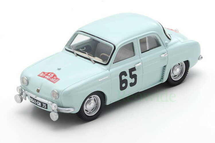 Xp[N 1/43 m[ h[tB D [ eJ 1958 Spark 1:43 Renault Dauphine Winner Rally Monte Carlo 1958 Feret Monraisse