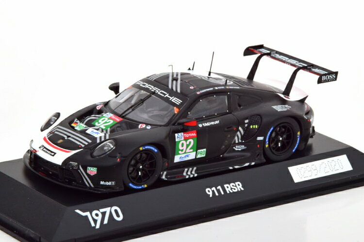 スパーク 1/43 ポルシェ 911 RSR #92 24時間 ルマン 2020 2020台限定 Spark 1:43 Porsche 911 RSR #92 24h LeMans 2020 Christensen, Estre, Vanthoor Limitation 2020 pcs.