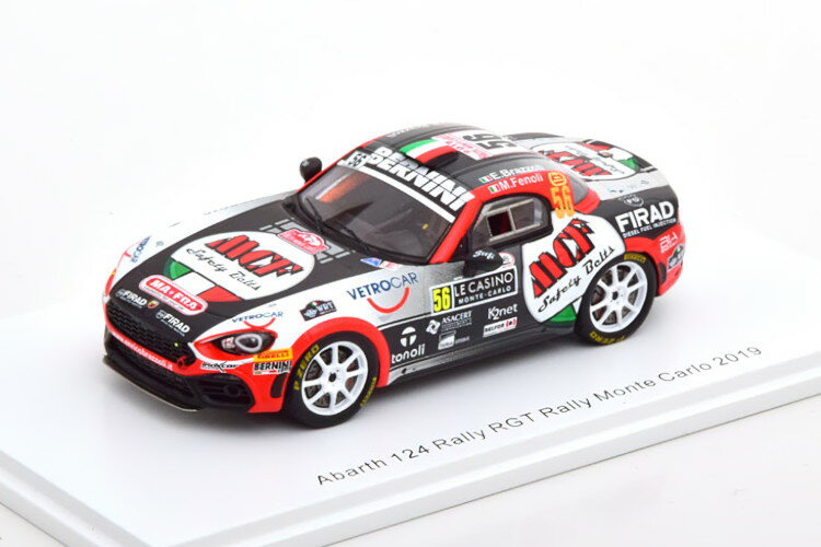 Xp[N 1/43 Aog 124 RGT #39 eJ[@2020 Fenoli BrazzoliSpark 1:43 Abarth 124 RGT No 56 Rally Monte Carlo 2020 Fenoli Brazzoli