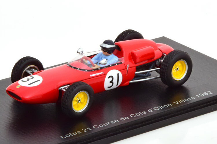 スパーク 1/43 ロータス 21 オロン ヴィラール 1962 クラークSpark 1:43 Lotus 21 Course de Cote d Ollon-Villars 1962 Clark