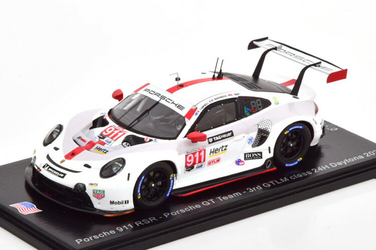 スパーク 1/43 ポルシェ 911 RSR #911 デイトナ24時間レース 2020 800台限定Spark 1:43 Porsche 911 RSR No 911 24h Daytona 2020 Tandy Makowiecki Campbell Limited Edition 800 pcs