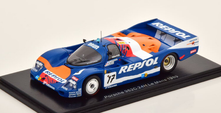 Xp[N 1/43 |VF 962C #17 E}24ԃ[X 1989Spark 1:43 Porsche 962C No 17 24h Le Mans 1989 Repsol Larrauri Brun Pareja