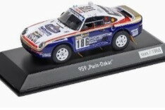 スパーク 1/43 ポルシェ 959 #186 ダカール・ラリー 1985 1986台限定Spark 1:43 Porsche 959 #186 Rallye Paris Dakar 1985 Metge Lemoyne Limitation 1986 pcs.