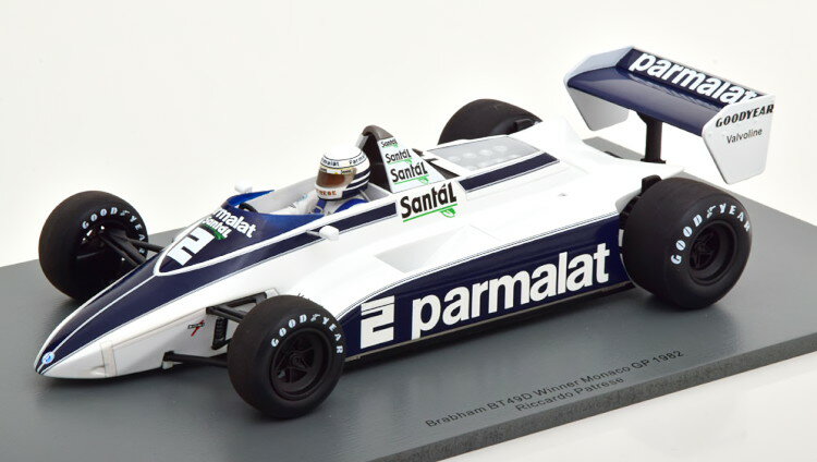 スパーク 1/18 ブラバム BT49D モナコGP 優勝 1982 パトレーゼ Spark 1:18 Brabham BT49D Winner GP Monaco 1982 Patrese