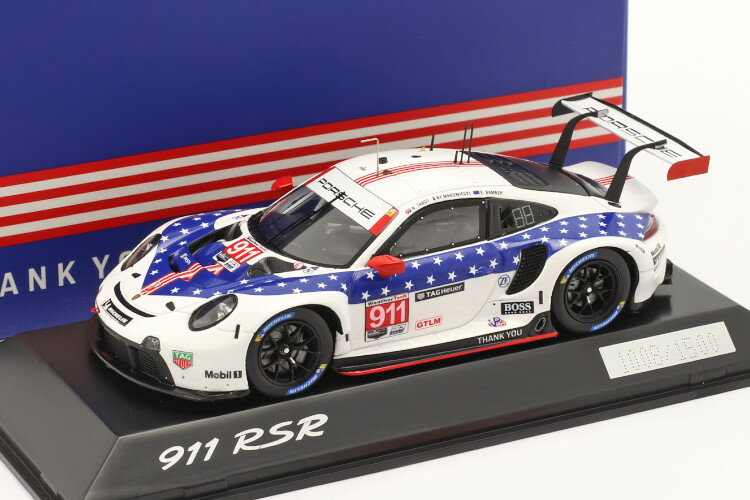 スパーク 1/43 ポルシェ 911 RSR #911 優勝 GTLMクラス 12時間 セブリング IMSA 2020 タンディ マコヴィッキィ バンバー 1500台限定Spark 1:43 Porsche 911 RSR #911 Winner GTLM class 12h Sebring IMSA 2020 Tandy Makowiecki Bamber Limitation 1500 pcs.