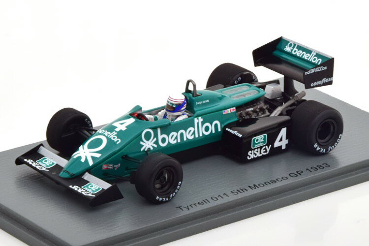 Xp[N 1/43 eB 011 iRGP 1983 _j[EToSpark 1:43 Tyrrell 011 GP Monaco 1983 Sullivan