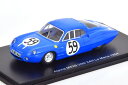 スパーク 1/43 ルノー アルピーヌ 63B #59 24時間ル・マン 1964Spark 1:43 Renault Alpine 63B No 59 24h Le Mans 1964 Masson/Zeccoli