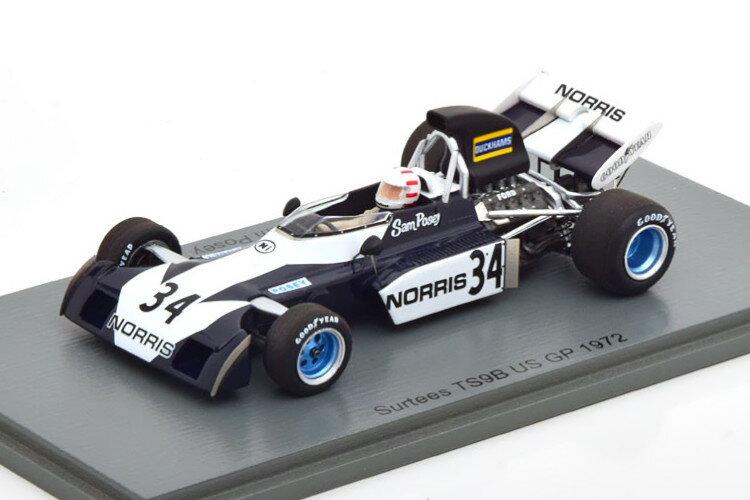 スパーク 1/43 サーティース TS9B アメリカGP 1972 Spark 1:43 Surtees TS9B GP USA 1972 Posey