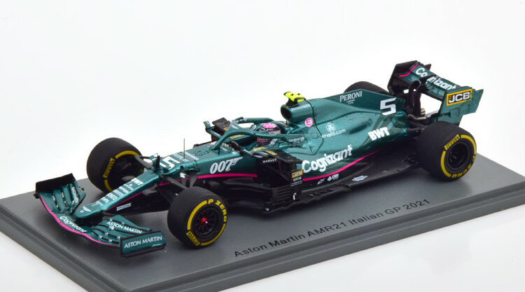 スパーク 1/43 アストンマーティン AMR21 イタリアGP 2021 ベッテルSpark 1:43 Aston Martin AMR21 GP Italy 2021 Vettel