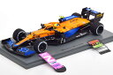 Xp[N 1/43 }N[ MCL35M C^AGP 2021 mX sbg{[hSpark 1:43 McLaren MCL35M GP Italy 2021 Norris with Pit Board