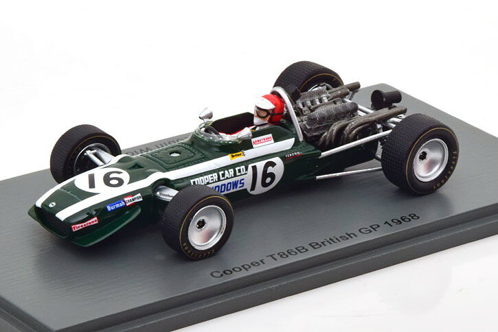 スパーク 1/43 クーパー T86B イギリスGP 1968Spark 1:43 Cooper T86B GP Great Britain 1968 Widdows