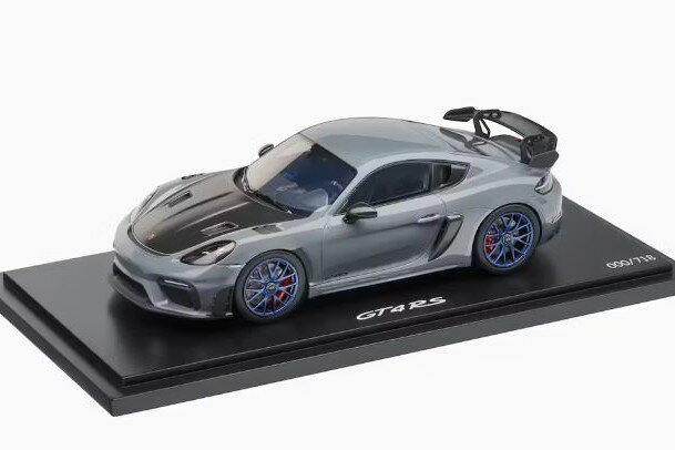 スパーク 1/18 ポルシェ 718 (982) ケイマン GT4 RS 2021 アークティック グレー 718台限定Spark 1:18 Porsche 718 (982) Cayman GT4 RS year 2021 arctic grey limitation 718 pcs