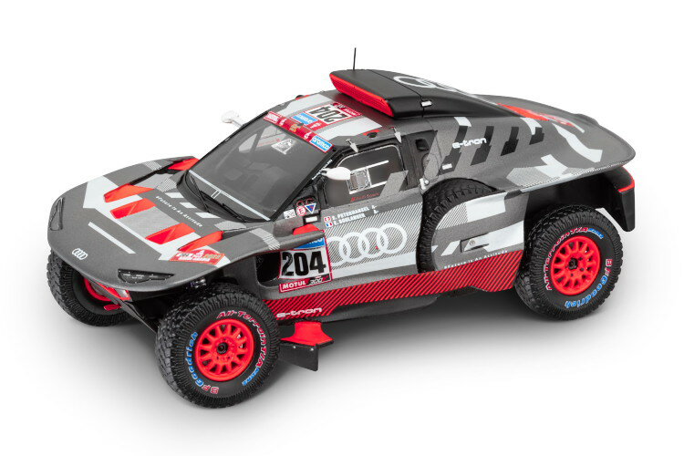 Xp[N 1/43 AEfB RS Q e-tron E2 #204 _J[E[ 2023 Peterhansel, Boulanger Spark 1:43 Audi RS Q e-tron E2 #204 Rallye Dakar 2023 Peterhansel, Boulanger