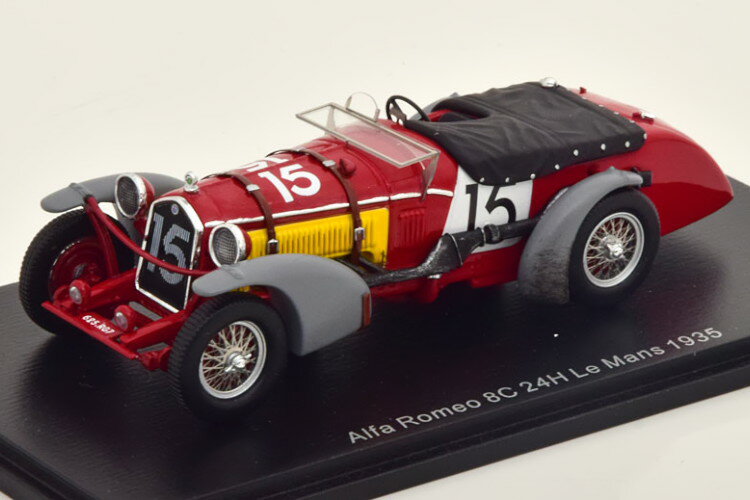 ѡ 1/43 եᥪ 8C #15 24֥롦ޥ 1935Spark 1:43 Alfa Romeo 8C No 15 2...