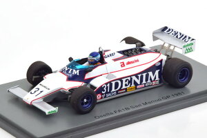 スパーク 1/43 オゼッラ FA1B サンマリノGP 1981 グエッラSpark 1:43 Osella FA1B GP San Marino 1981 Guerra