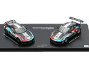 スパーク 1/43 ポルシェ 2台セット 911 GT3 カップ #21 + 718 ケイマン GT4 CS #20Spark 1:43 Porsche 2se...