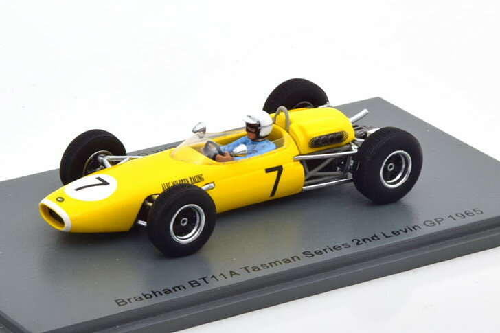 Xp[N 1/43 uo BT11A #7 ^X} V[Y rGP 1965Spark 1:43 Brabham BT11A No 7 Tasman Series GP Levin 1965 Gardner