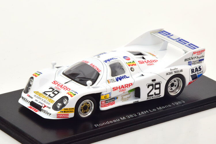 Xp[N 1/43 h[ M382 #29 E}24ԃ[X 1983Spark 1:43 Rondeau M382 No 29 24h Le Mans 1983 Libert/Herregods/Witmeur