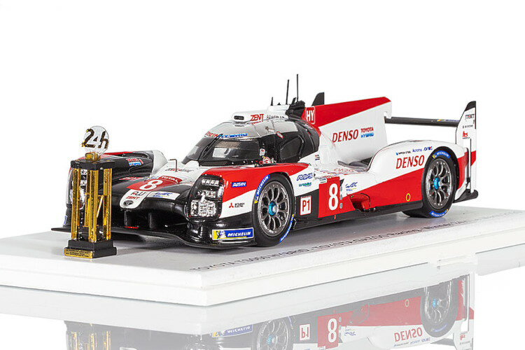 Xp[N 1/43 g^ TS050 nCubh LMP1-H g^ KY[ [VO D E} 2020 gtB[tSpark 1:43 Toyota TS050 Hybrid LMP1-H Toyota Gazoo Racing winner Le Mans 2020 with trophy