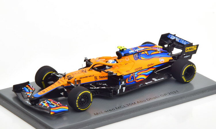 スパーク 1/43 マクラーレン MCL35M アブダビGP 2021 ノリスSpark 1:43 McLaren MCL35M GP Abu Dhabi 2021 Norris