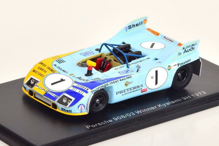 Xp[N 1/43 |VF 908/03 D 9 L~ 1973 ~[[Spark 1:43 Porsche 908/03 Winner 9h Kyalami 1973 J?st/M?ller