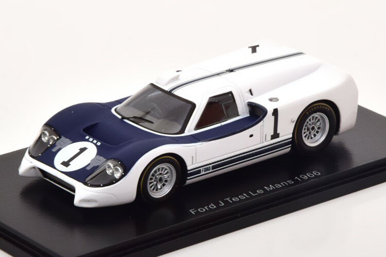 スパーク 1/43 フォード GT J テスト #1 ル・マン 1966 ブルース・マクラーレンSpark 1:43 Ford GT J Test #1 Le Mans 1966 Bruce McLaren