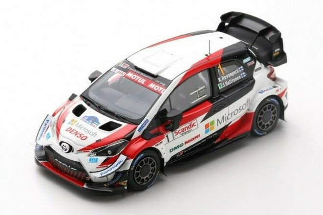 スパーク 1/43 トヨタ ヤリス WRC #1 1st 優勝 アークティック・ラリー 2020 ロバンペラ ハルットゥネンSpark 1:43 Toyota Yaris WRC n°1 1st Winner Artic Lapland Rally 2020 Rovanpera Halttunen