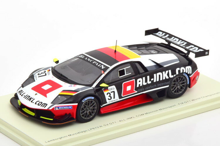 スパーク 1/43 ランボルギーニ ムルシエラゴ LP670 R.SV GT1 37 FIA GT1 ワールドチャンピオンシップス 2011 Spark 1:43 Lamborghini Murcielago LP670 R.SV GT1 No 37 FIA GT1 World Championship 2011 Pastorelli/Schwager