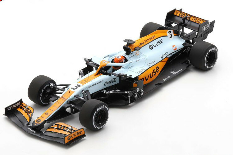 スパーク 1/18 マクラーレン F1 MCL35L メルセデス M12 EQ POWER チーム マクラーレン 3 モナコGP 2021 リカルドSpark 1:18 McLAREN F1 MCL35L MERCEDES M12 EQ POWER TEAM MCLAREN N 3 MONACO GP 2021 DANIEL RICCIARDO