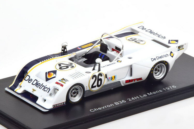 Xp[N 1/43 VFu B36 #26 24ԃE} 1976Spark 1:43 Chevron B36 No 26 24h Le Mans 1976 Stadler/Flotart/Dufrene