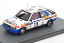 スパーク 1/43 ルノー 11 ターボ #119 ラリー ツール・ド・コルス 1984Spark 1:43 Renault 11 Turbo No 119 Rally Tour de Corse 1984 Oreille/Oreille