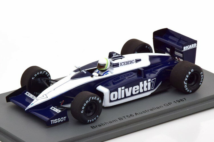 Xp[N 1/43 uo BT56 GP I[XgA 1987 fiSpark 1:43 Brabham BT56 GP Australia 1987 Modena