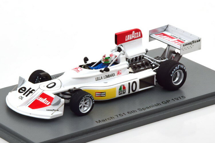 ѡ 1/43 ޡ 751 GP ڥ 1975 ХǥSpark 1:43 March 751 GP Spain 1975 Lombardi