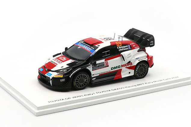 スパーク 1/43 トヨタ GR ヤリス WRC #69 カッレ・ロバンペラ/ヨンネ・ハルットゥネン ラリー モンテカルロ 2022Spark 1:43 Toyota Yaris WRC No69 Rally Monte Carlo 2022