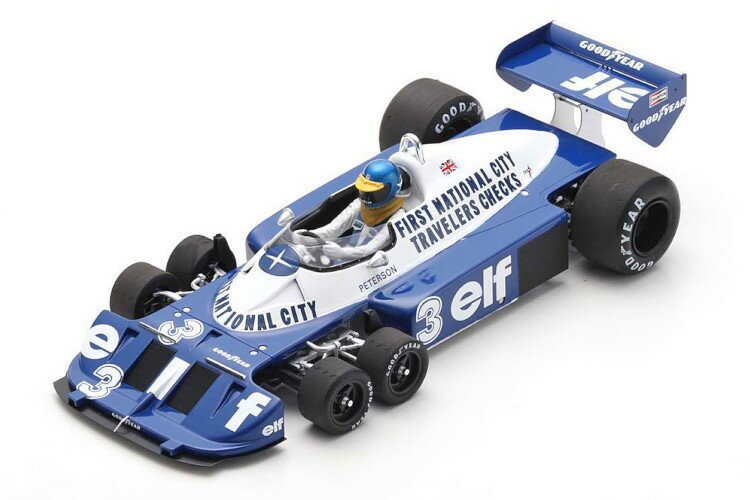 スパーク 1/18 タイレル P34 イタリアGP 1977 PetersonSpark 1:18 Tyrell P34 GP Italy 1977 Peterson