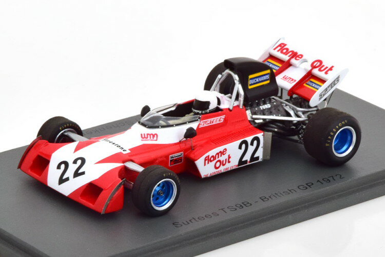 スパーク 1/43 サーティース TS9B イギリスグランプリ 1972 シェンケンSpark 1:43 Surtees TS9B GP Great Britain 1972 Schenken